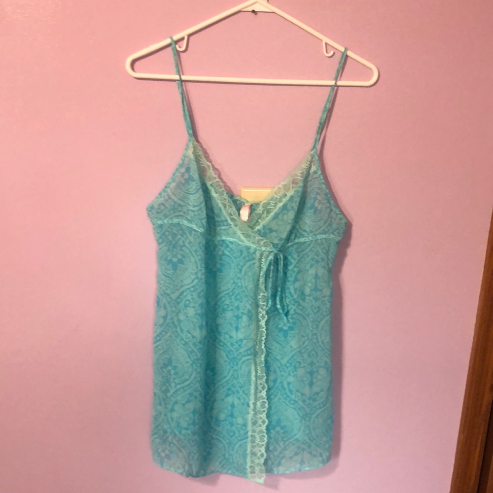 Victoria’s Secret Blue Slip Top